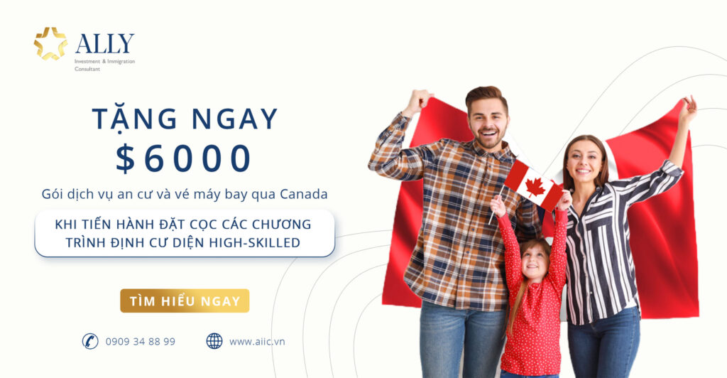 Dinh cu Canada ALLY banner promotion