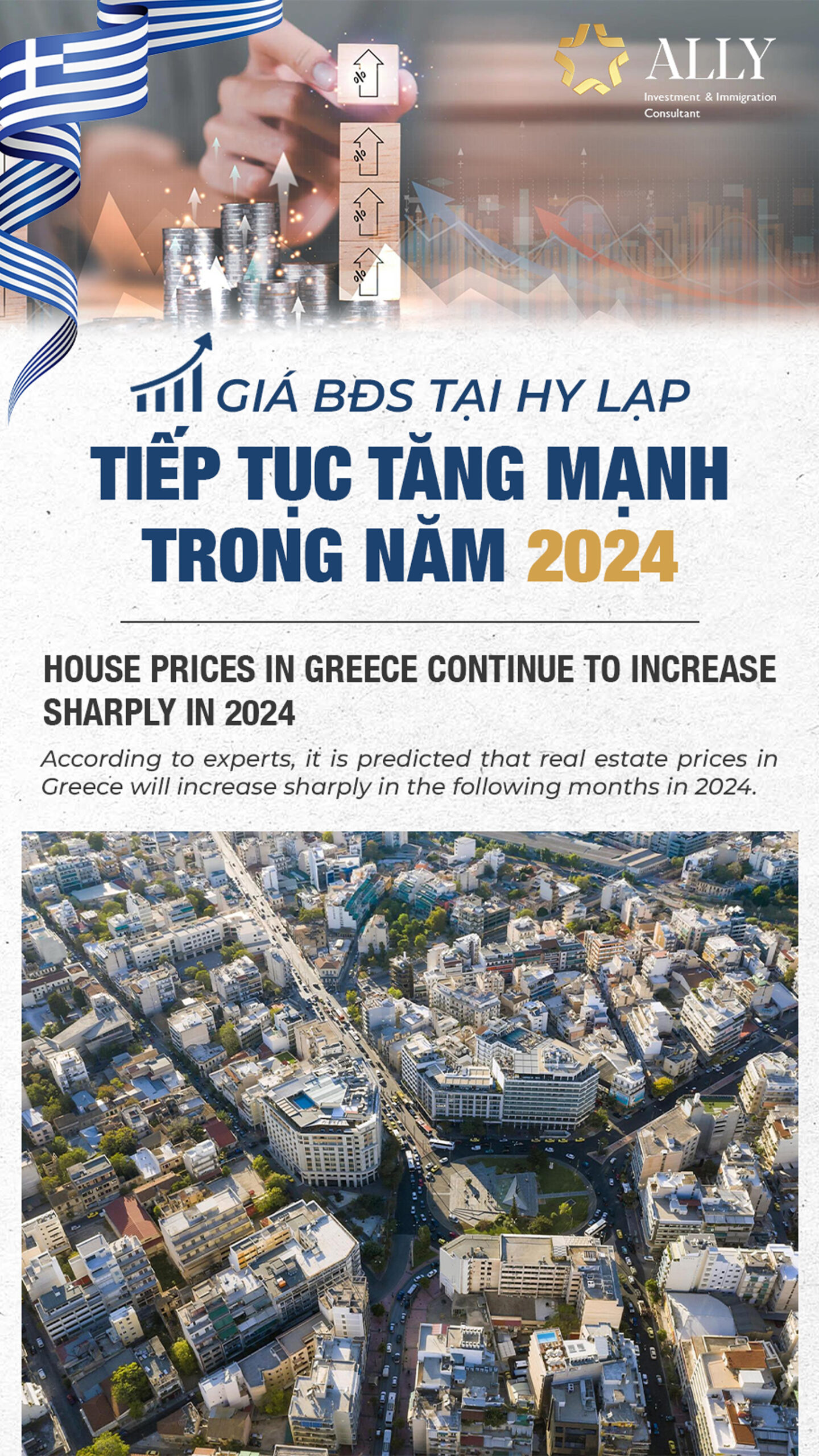 giá bđs Hy Lạp tiếp tục tăng mạnh năm 2024